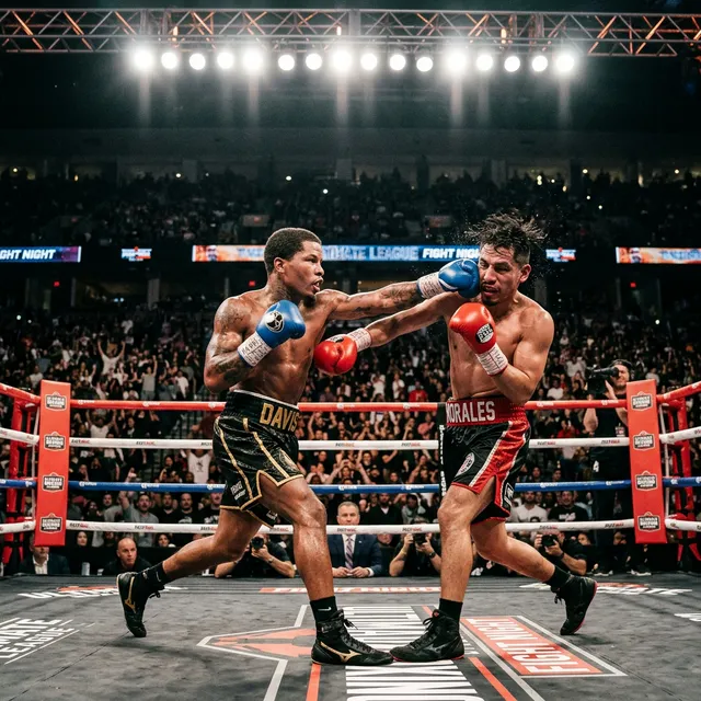 IPTV UK boxing: two fighters trading punches in the ring